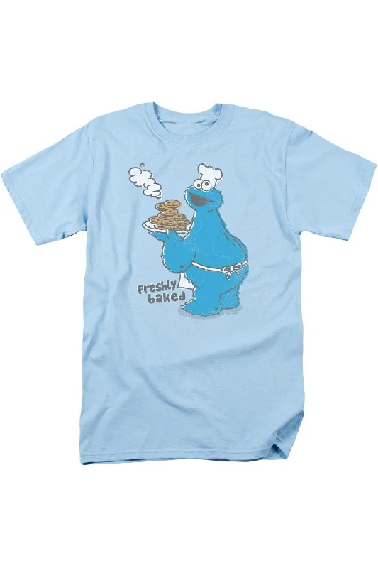 Men's Shirts for BoatingSesame Street Freshly Baked Short Sleeve Adult Tee / T-Shirt Men's Shirts for BoatingSesame Street Freshly Baked Short Sleeve Adult Tee / T-Shirt