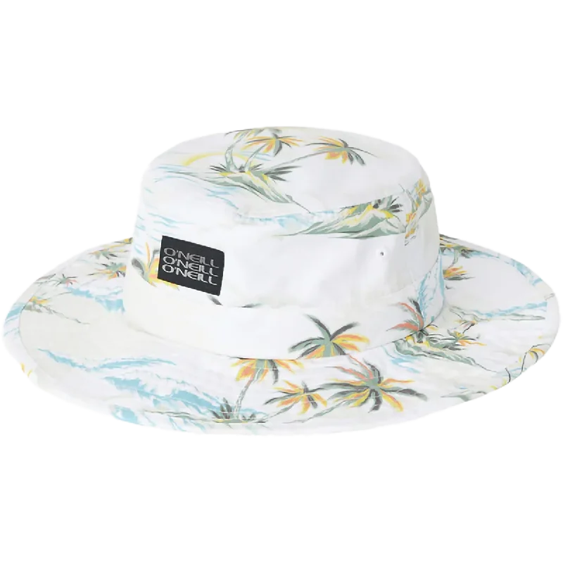 Black Cowboy HatsWetlands Print Hat