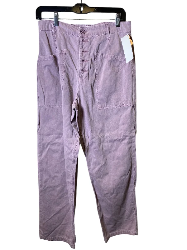 Flexible Men's JeansJeans Wide Leg By Pistola In Purple, Size: 28