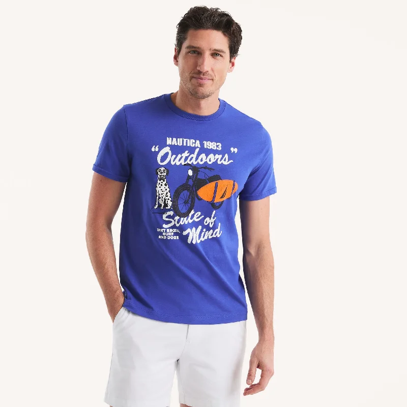 Men's Shirts for FishingNautica Mens Surf And Dog Graphic T-Shirt