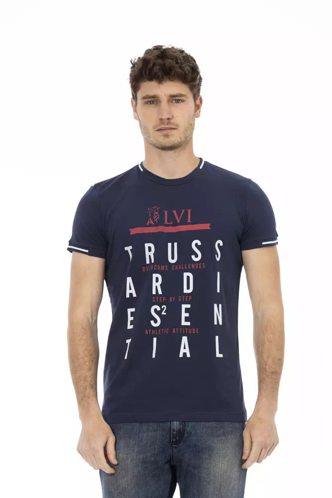 Men's Shirts with Pin CollarsTrussardi Action  Cotton Men Men's T-Shirt