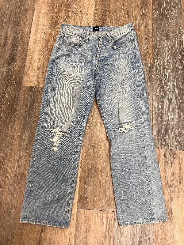 Dark Indigo Men's JeansJeans Straight By Edwin In Blue Denim, Size: 2/26