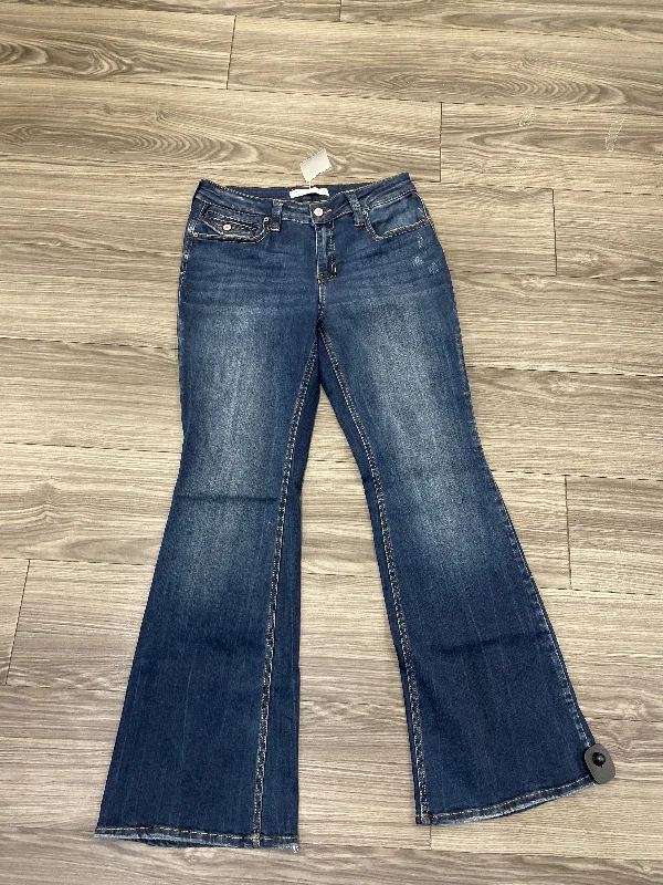 Men's Jeans with Functional PocketsJeans Wide Leg By Kancan In Blue, Size: 6