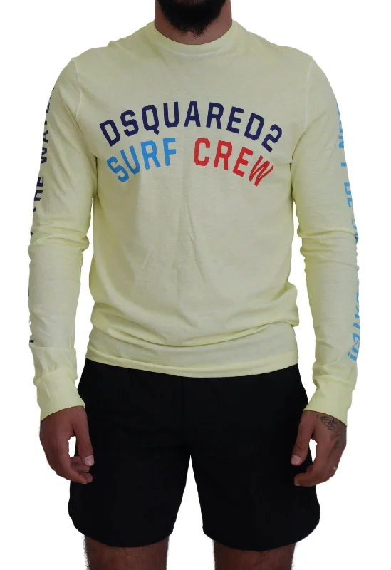 Men's Shirts with Snap ButtonsDsqua²  Colorful Print Long Sleeves Top Men's T-shirt