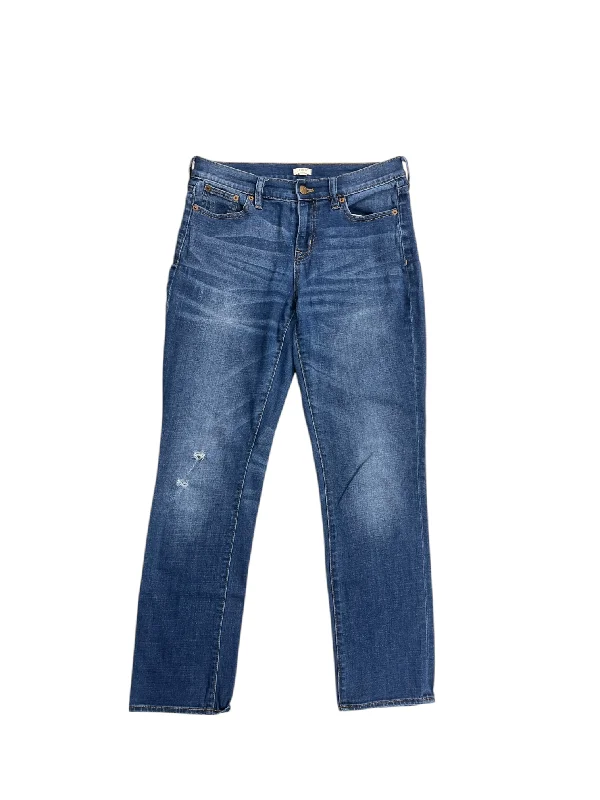 Slim-Fit Men's JeansJeans Straight By J. Crew In Blue Denim, Size: 26