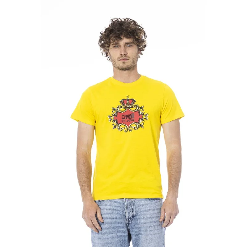 Men's Shirts with Animal PrintsCavalli Class  Cotton Men's T-Shirt