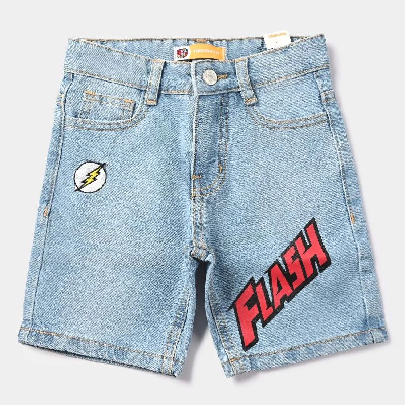 Men's Relaxed-Fit Pants for ComfortBoys Denim Stretch Short Flash-LT.Blue