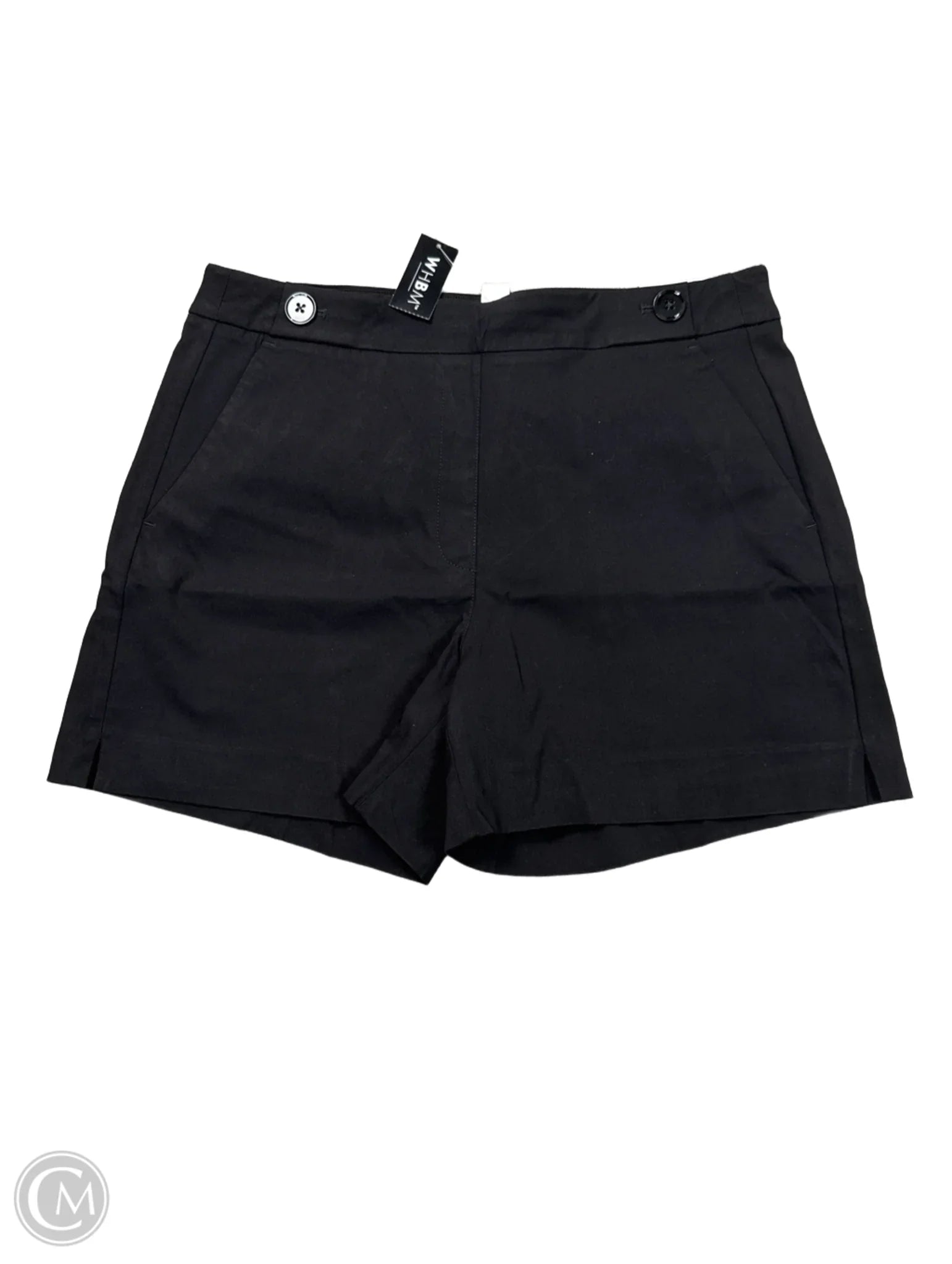 Men's Pants with Faux Leather PatchesShorts By White House Black Market In Black, Size: L Men's Pants with Faux Leather PatchesShorts By White House Black Market In Black, Size: L