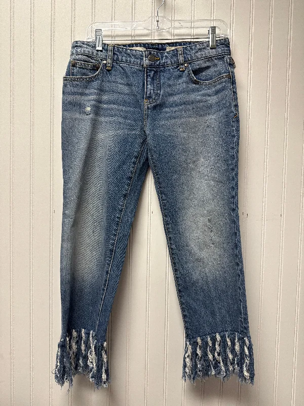 Casual Ripped Men's JeansJeans Straight By Pilcro In Blue Denim, Size: 2p
