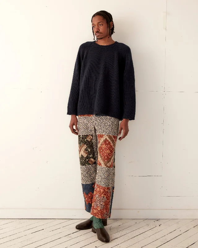 Men's Pants with Graphic PrintsCriss Cross Quilt Trousers