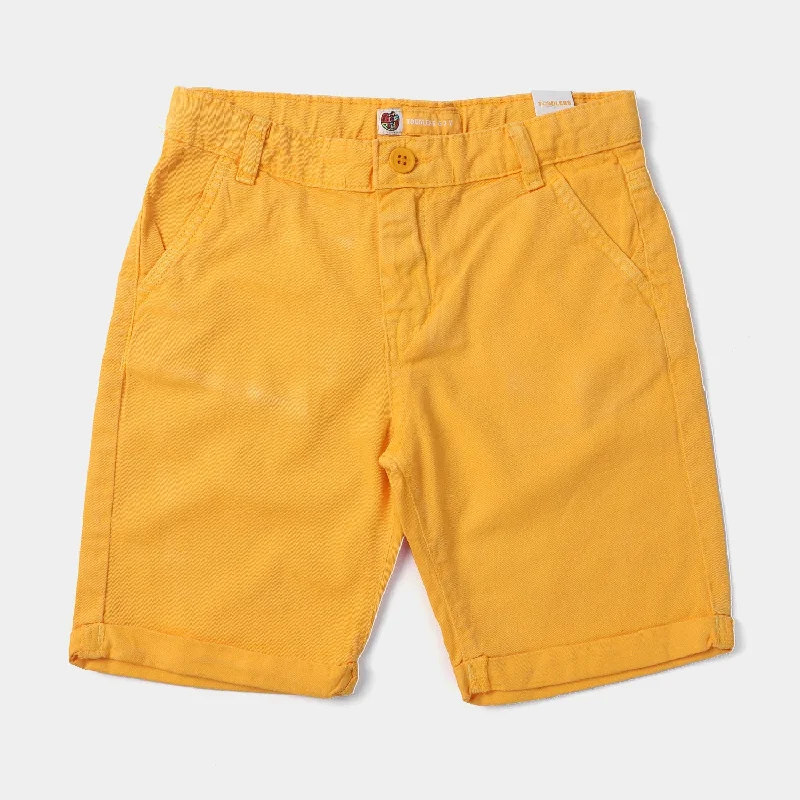 Men's Pants with Water-Resistant FabricBoys Cotton Twill Short Basic-Citrus