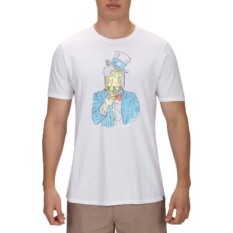 Men's Unique and Designer TopsGet Draughted Mens Printed Humor Graphic T-Shirt