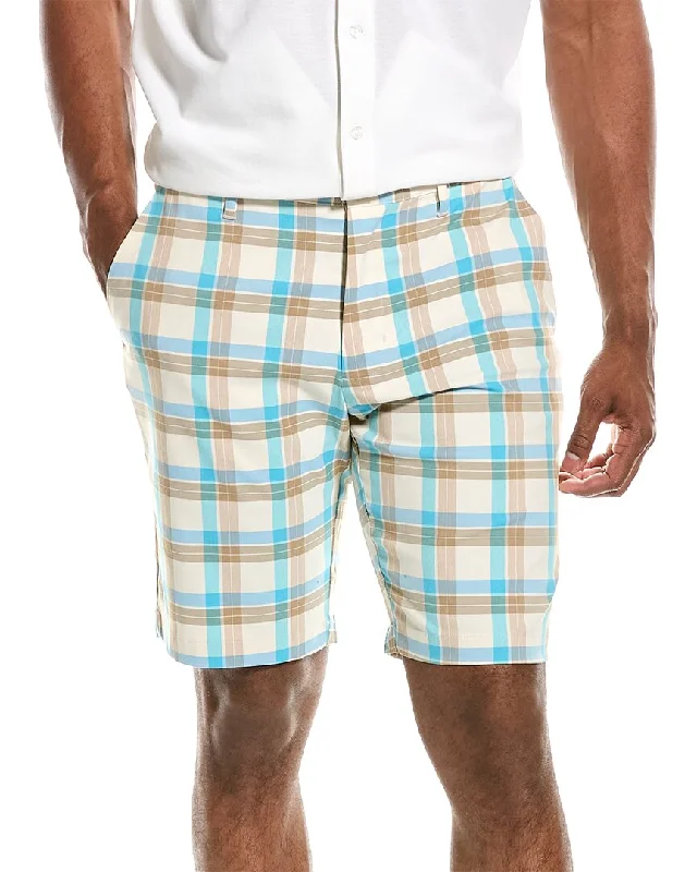 Men's Pants with Contrast StitchingTommy Bahama Camberia Driver Plaid Short