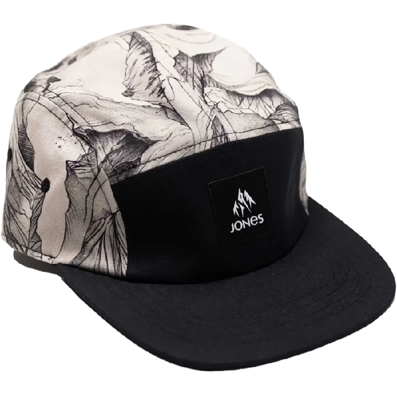 Black Cowboy HatsHakuba 5 Panel Organic Cotton Cap