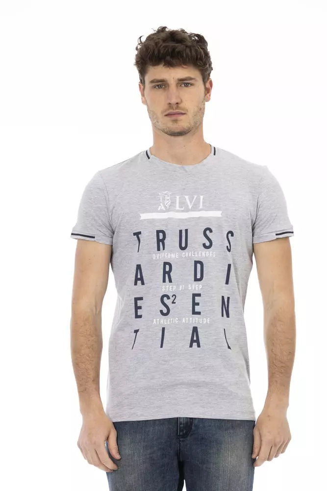 Men's Shirts with Contrast CollarsTrussardi Action  Cotton Men Men's T-Shirt