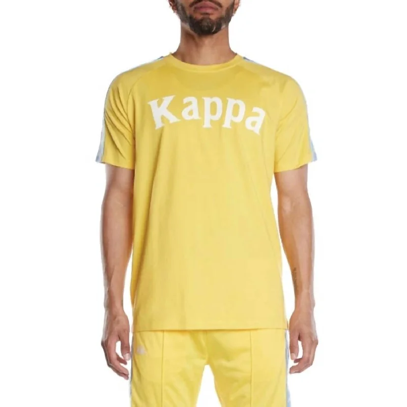 Classic Men's Button-Up Shirts222 Banda Balima Tee Shirt In Yellow