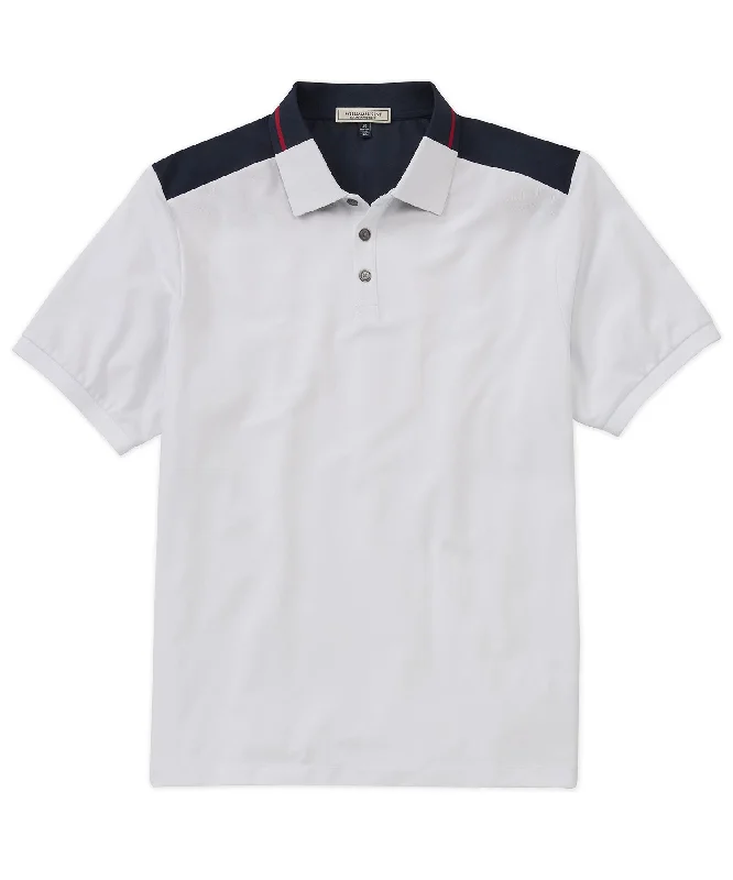 Men's Shirts with Graphic SleevesColor Blocked Polo Shirt