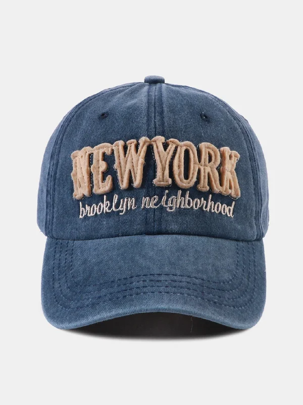 Children's Baseball HatsNew York Embroidery Cotton Baseball Cap