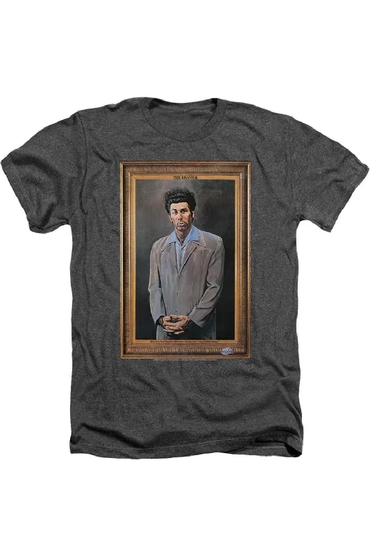 Elegant Men's Dress ShirtsSeinfeld Kramer Portrait Adult Heather Tee / T-Shirt