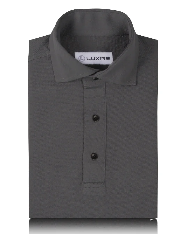Durable Men's Work ShirtsAsh Grey Soft Polo T-Shirt