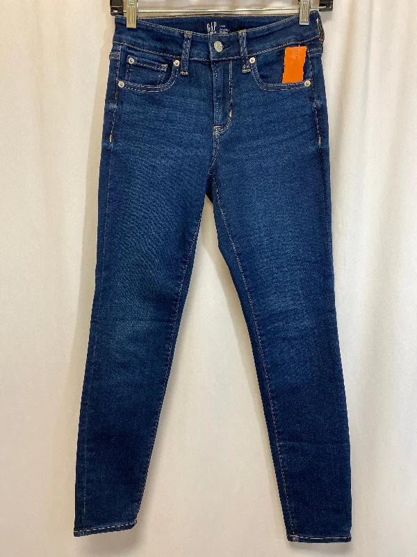 Rip and Tear Men's JeansJeans Skinny By Gap In Blue Denim, Size: 0