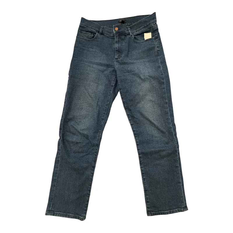 Men's Jeans with a Destroyed LookJeans Straight By Ann Taylor In Blue Denim, Size:6