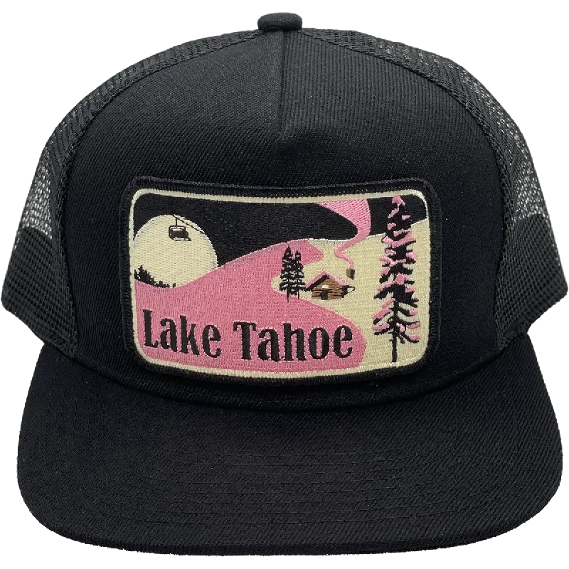 Rainproof Fishing HatsLake Tahoe Winter Scene Trucker