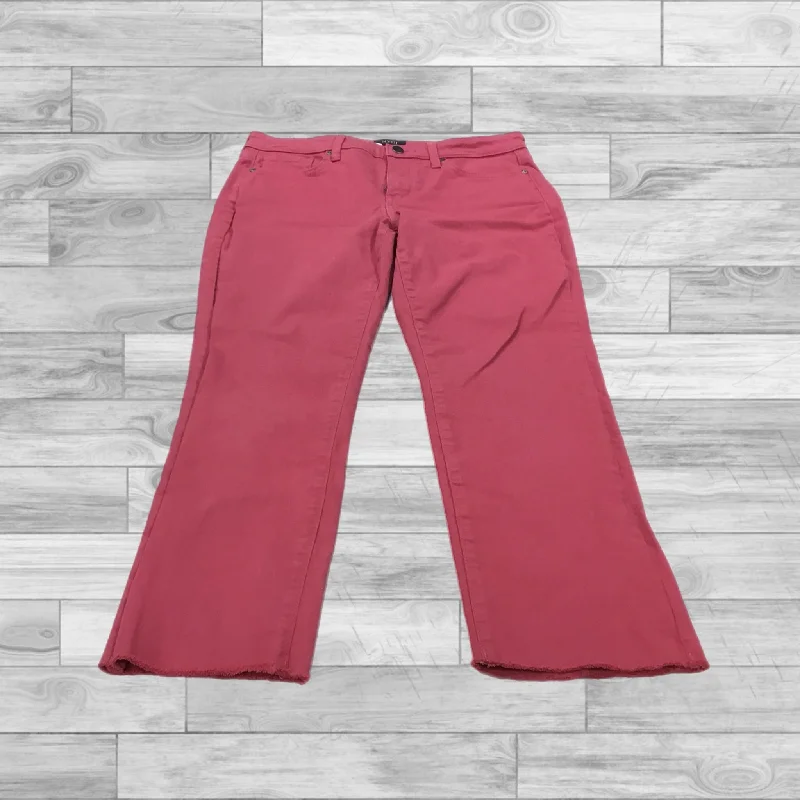 Designer Skinny Men's JeansJeans Straight By Cmc In Coral, Size: 6