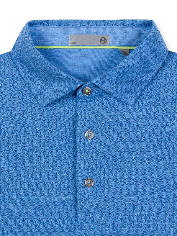 Striped Men's TopsCloud Performance Polo - Tiles
