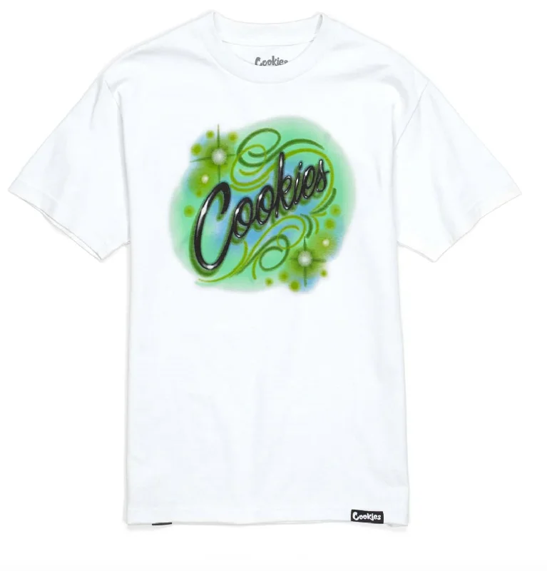 Men's Shirts with Mock NecksMen's Airbrush T-Shirt In White