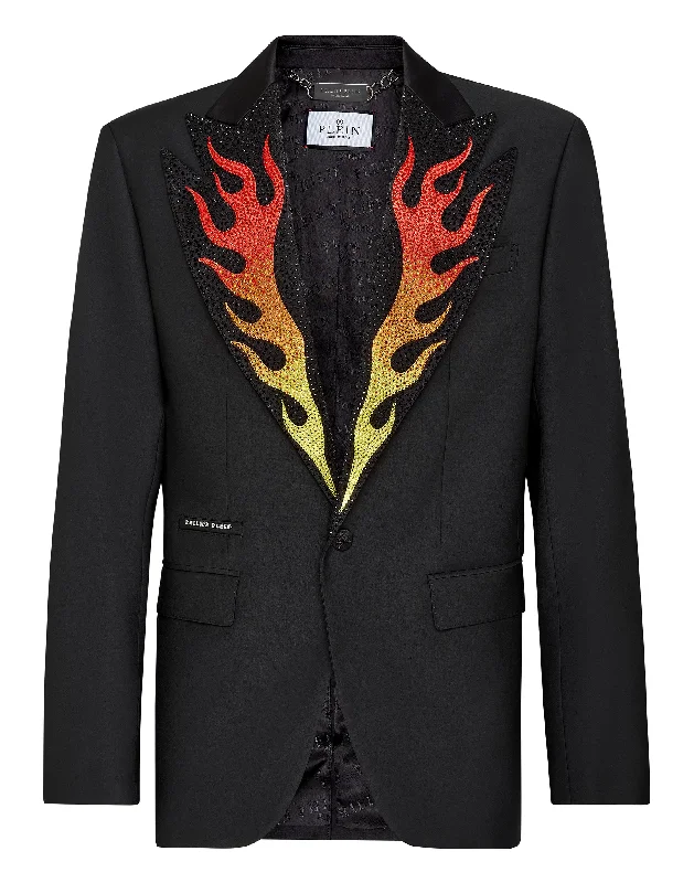 Wool Blazer Lord fit Flame