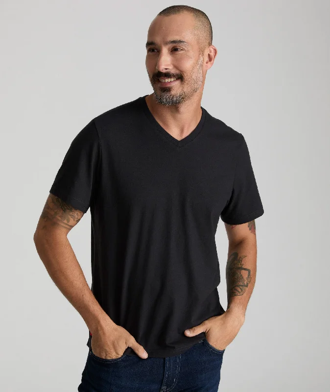Men's Shirts with Wrinkle-Resistant FabricUltrasoft V-Neck Tee
