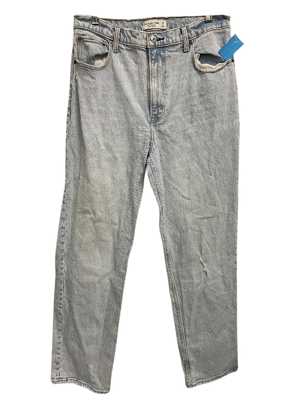 Best Selling Men's Jeans BrandsJeans Straight By Abercrombie And Fitch In Blue Denim, Size: 12