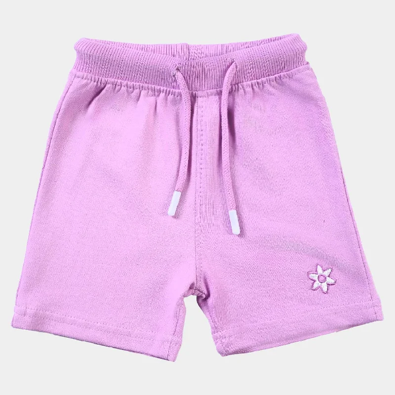 Men's Solid-Colored Pants for VersatilityInfant Girls Cotton Terry Knitted Short Flower-ORCHID Men's Solid-Colored Pants for VersatilityInfant Girls Cotton Terry Knitted Short Flower-ORCHID