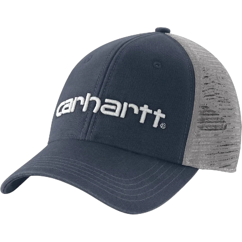 Trendy Work HatsCanvas Mesh-Back Logo Cap