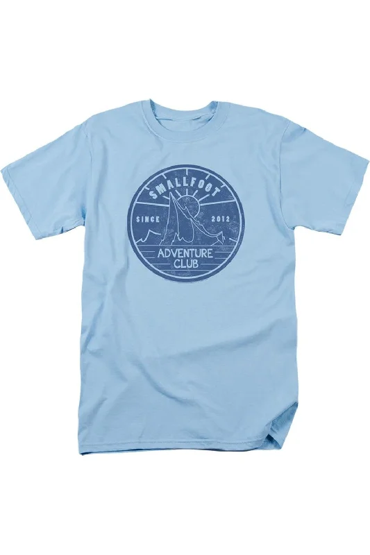 Men's Shirts with Graphic PrintsSmallfoot Adventure Club Short Sleeve Adult Tee / T-Shirt Men's Shirts with Graphic PrintsSmallfoot Adventure Club Short Sleeve Adult Tee / T-Shirt