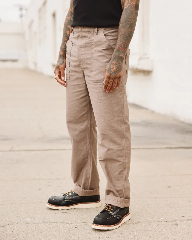 Men's Chino Shorts for Warm Weather304 Service Fatigue Pants - Taupe