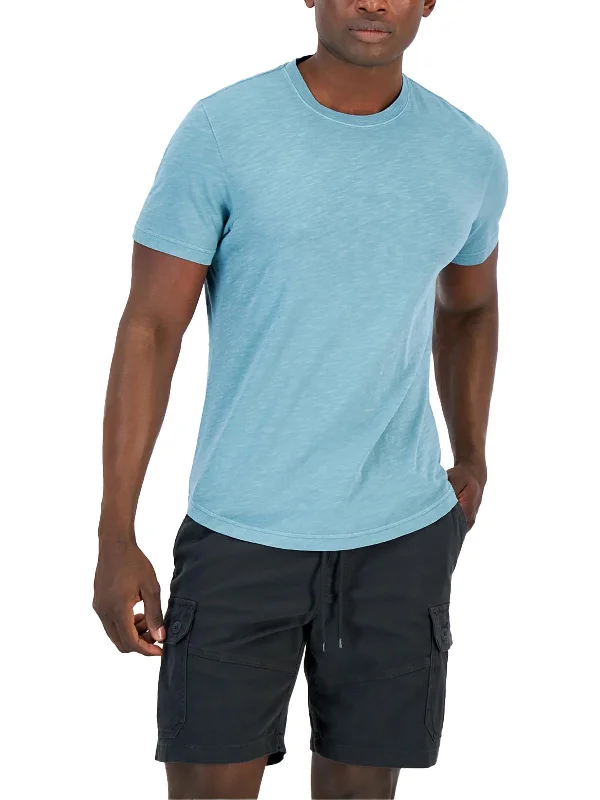 Men's Shirts with Checkered PatternsMens Cotton Short Sleeve T-Shirt