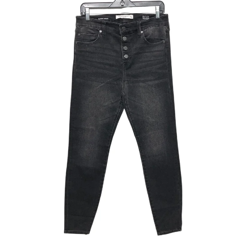 Men's Jeans with Functional PocketsJeans Skinny By Liverpool In Black Denim, Size:10