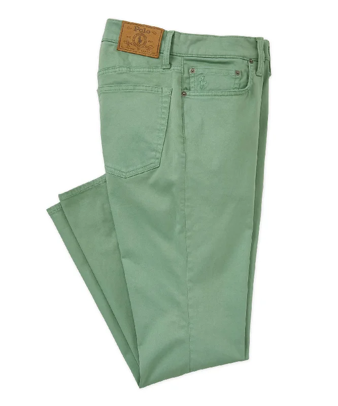 Men's Pants with Pleated FrontsPolo Ralph Lauren 5-Pocket Sateen Pant