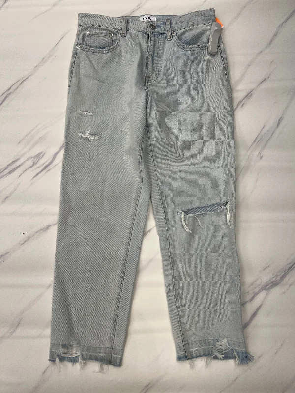 Wash and Wear Men's JeansJeans Boyfriend By Pistola In Blue, Size: 4