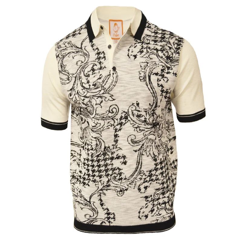 Men's Shirts with Rounded HemlinesCGR ORIGINAL SHORT SLEEVES KNIT/PJ-1508