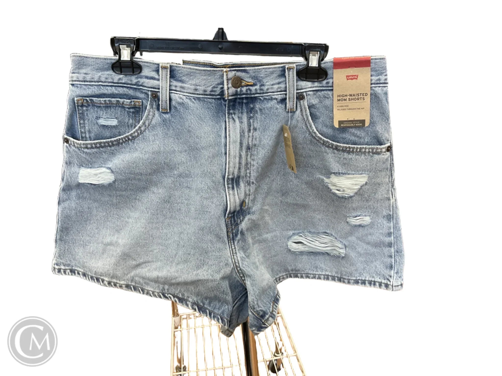 Men's Pants with Stain-Resistant TreatmentShorts By Levis In Blue, Size: 16