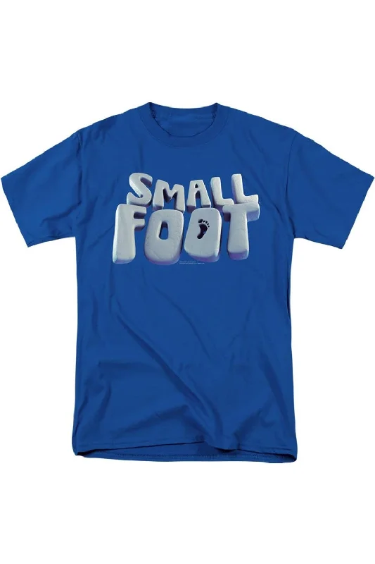 Men's Shirts with Full PlacketsSmallfoot Smallfoot Logo Short Sleeve Adult Tee / T-Shirt Men's Shirts with Full PlacketsSmallfoot Smallfoot Logo Short Sleeve Adult Tee / T-Shirt