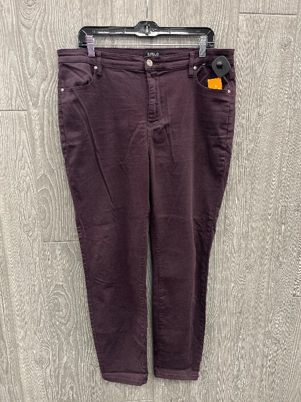 Fashion-Forward Men's JeansJeans Jeggings By Buffalo David Bitton In Purple, Size: 14