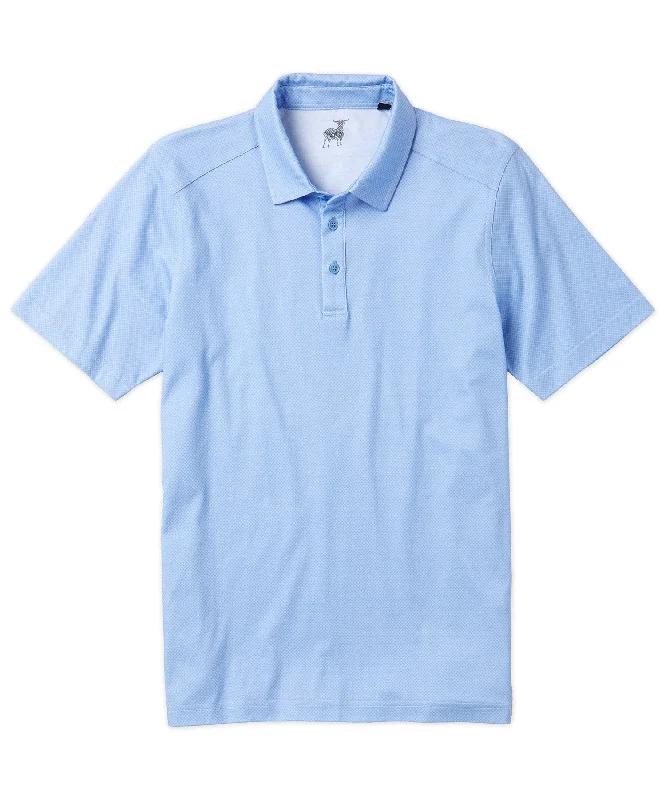 Men's Shirts with Bow TiesRaffi Aqua Cotton Polo Shirt
