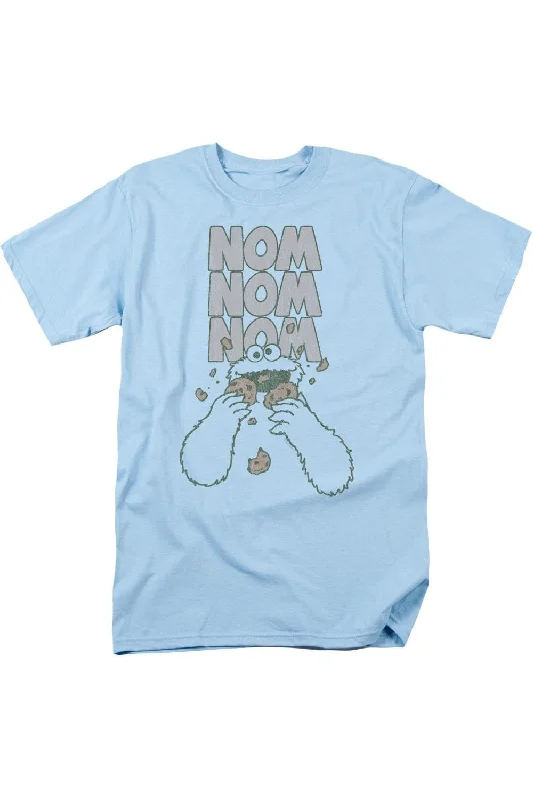 Versatile Men's Tank TopsSesame Street Nom Nom Short Sleeve Adult Tee / T-Shirt