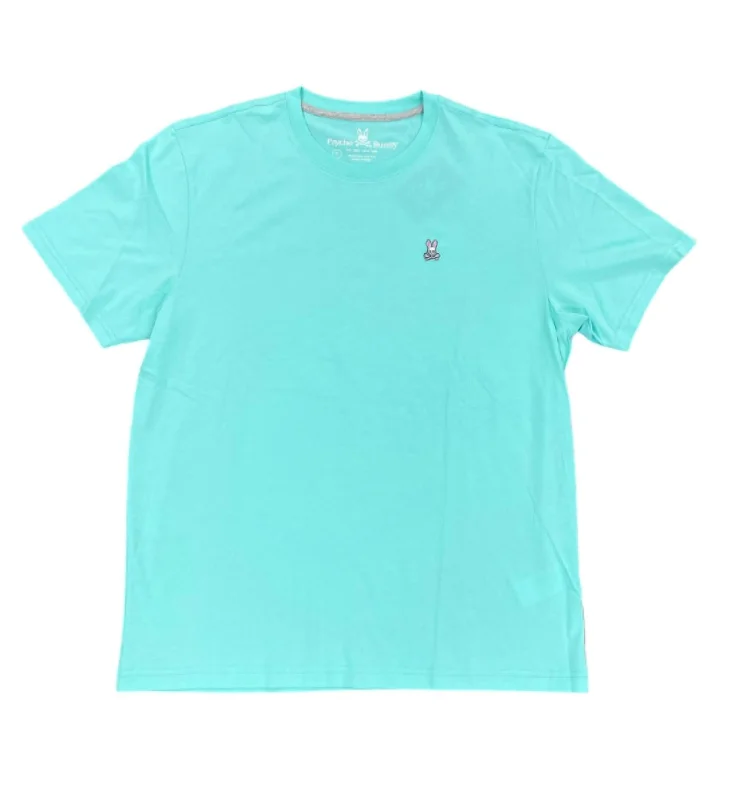 Men's Shirts with Striped PatternsMen's Classic Crew Tee In Pool
