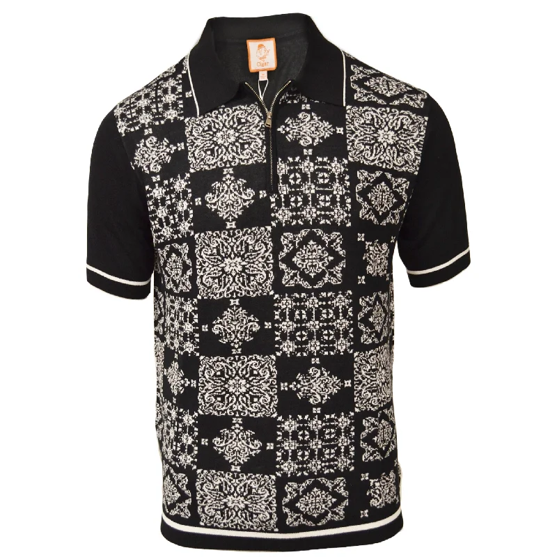 Men's Shirts with Single-Breasted DesignsCGR ORIGNAL SHORT SLEEVES KNIT/PJ-1525