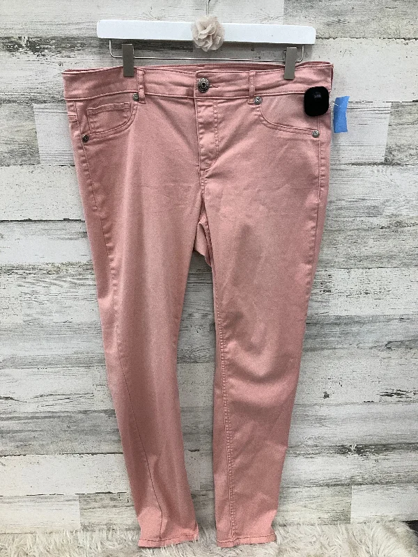 Men's Jeans for Everyday WearJeans Skinny By Maurices In Pink, Size: 14